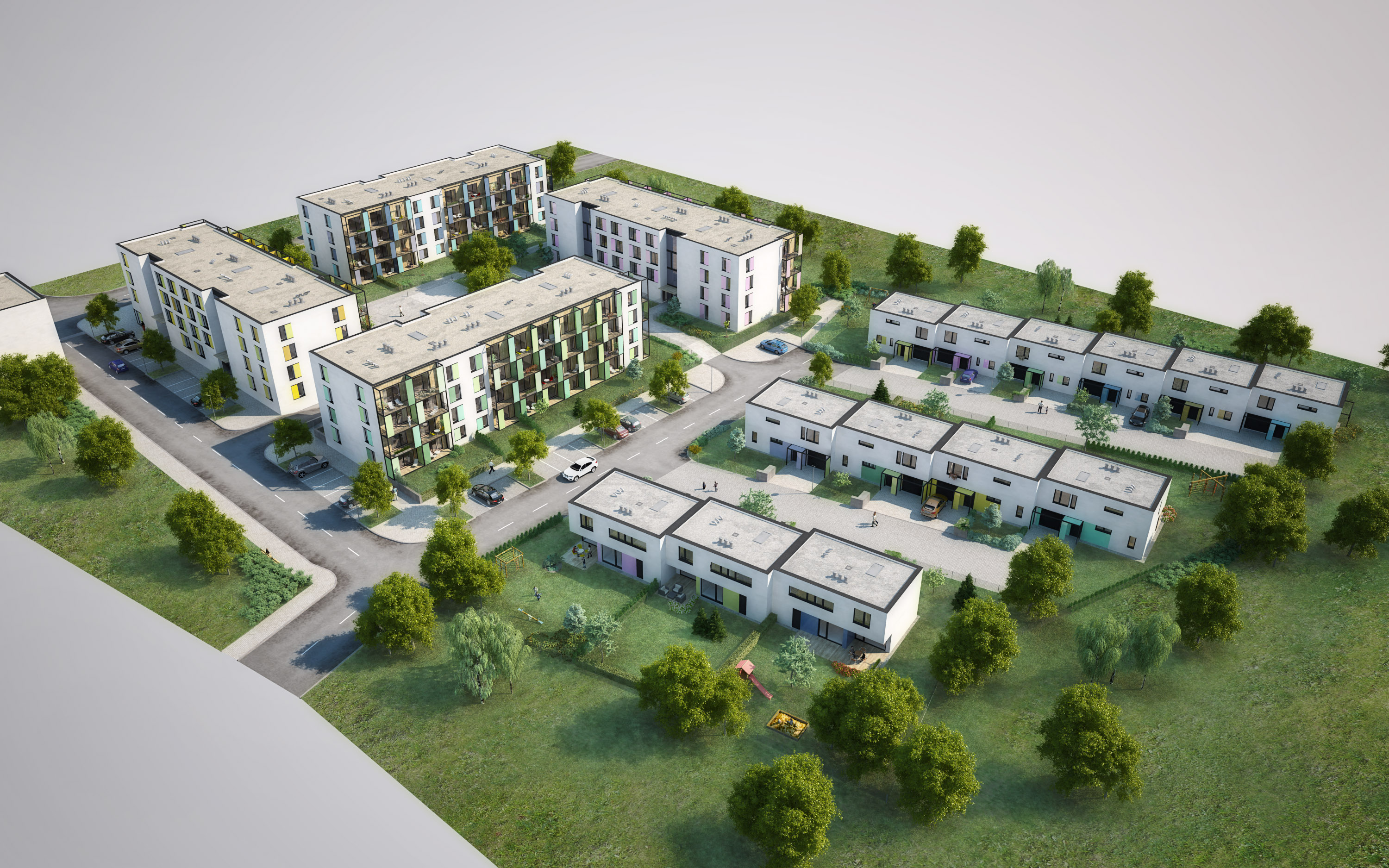 13 řadových domů - Stella Rozdělov BETA